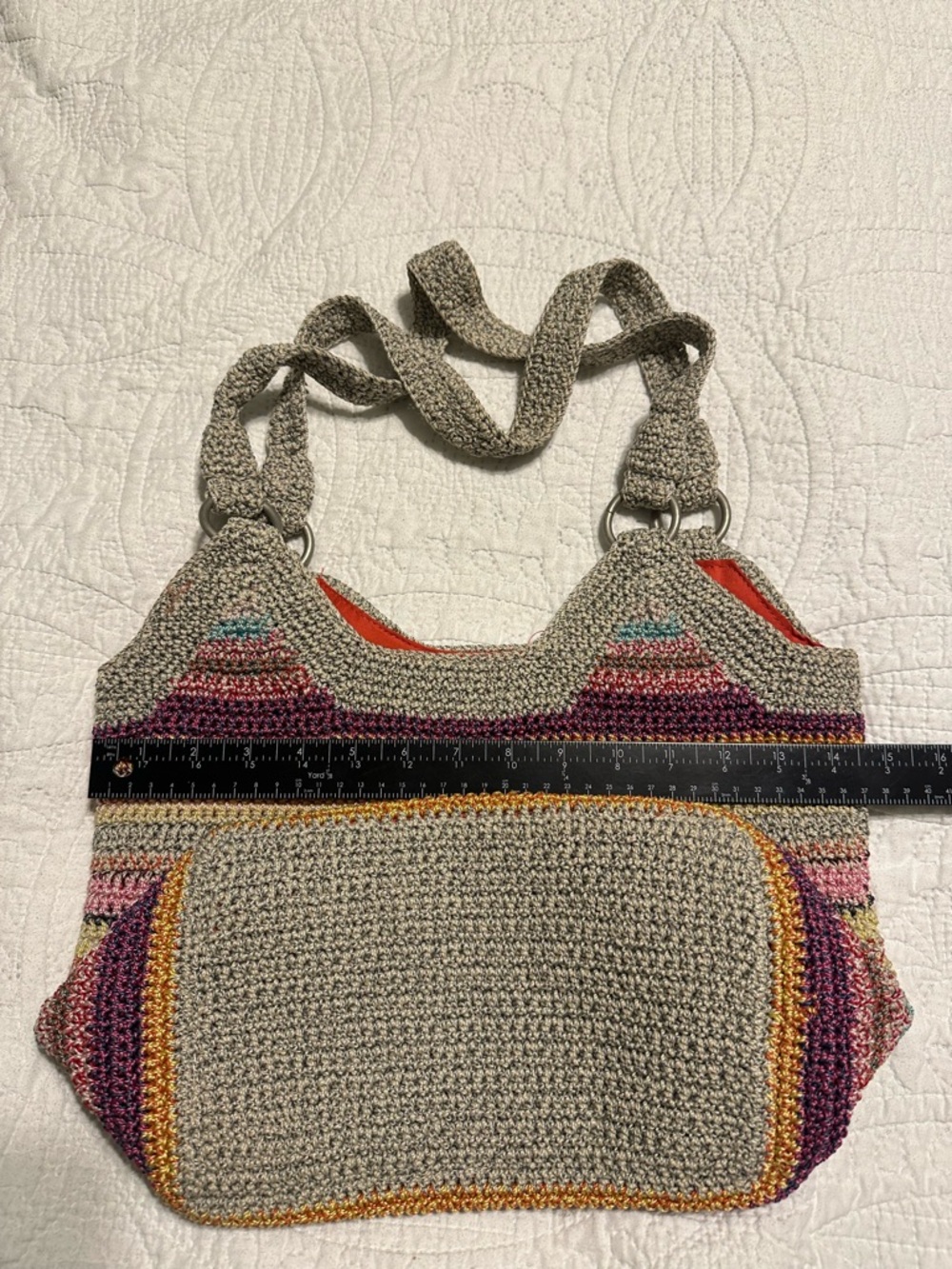 The Sak Crochet hobo shoulder bag - Picture 2 of 7